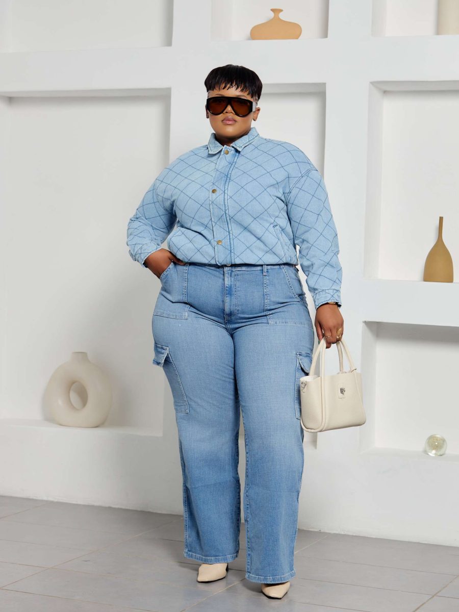 LADIES CARGO DENIM