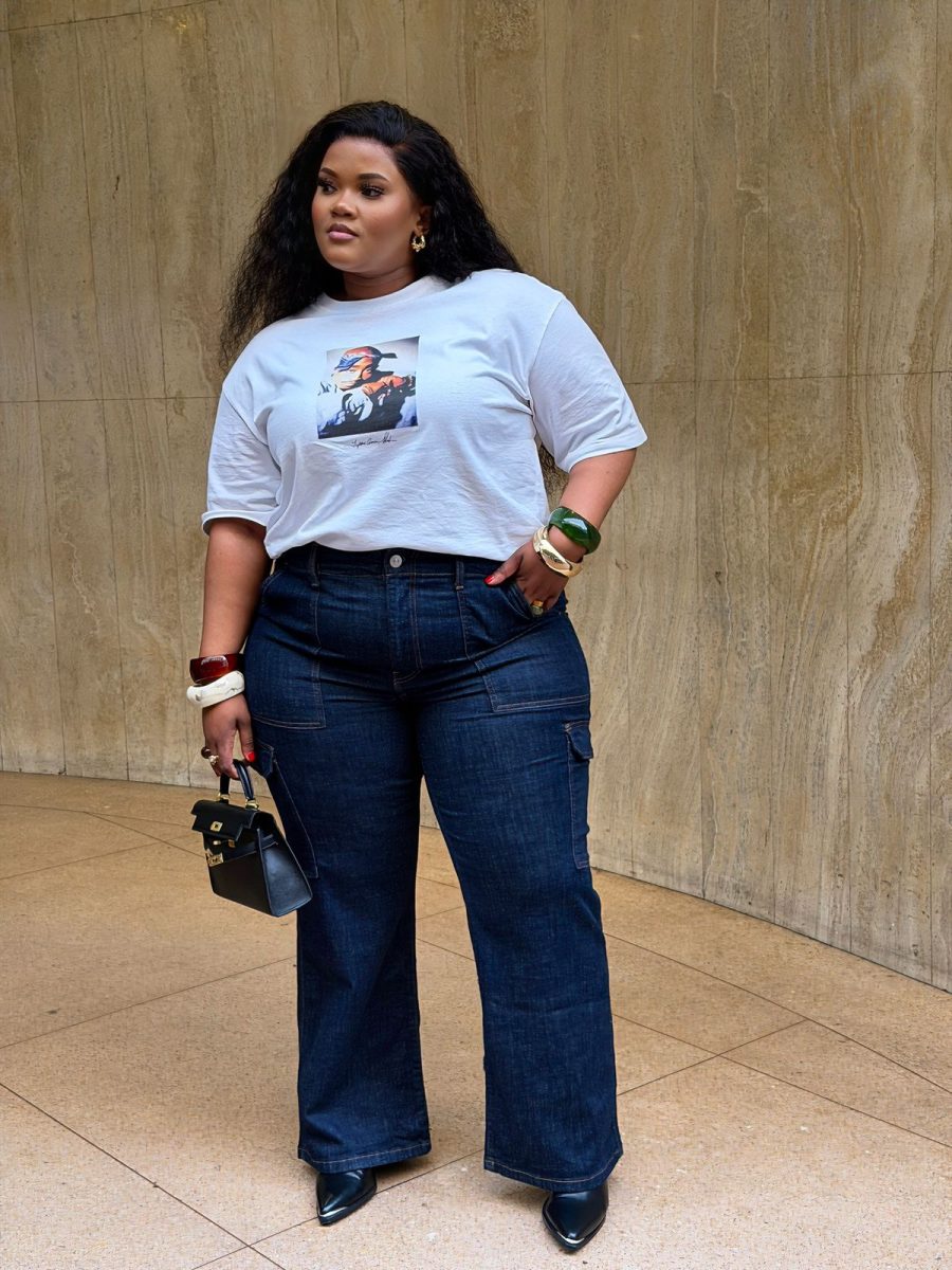 MIDNIGHT FLEX CARGO WIDE - LEG JEANS