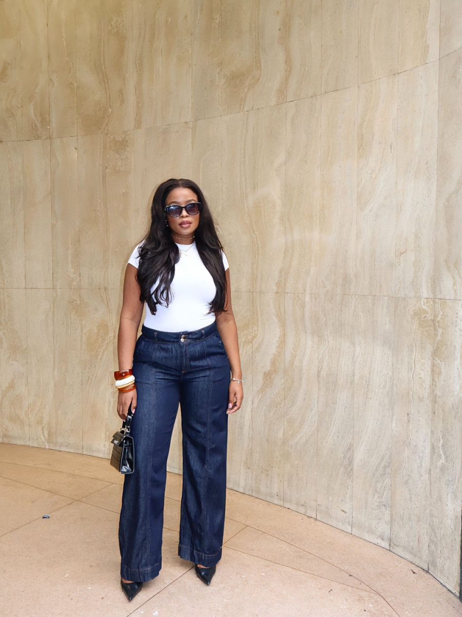 INDIGO ELEGANCE PALAZZO JEANS