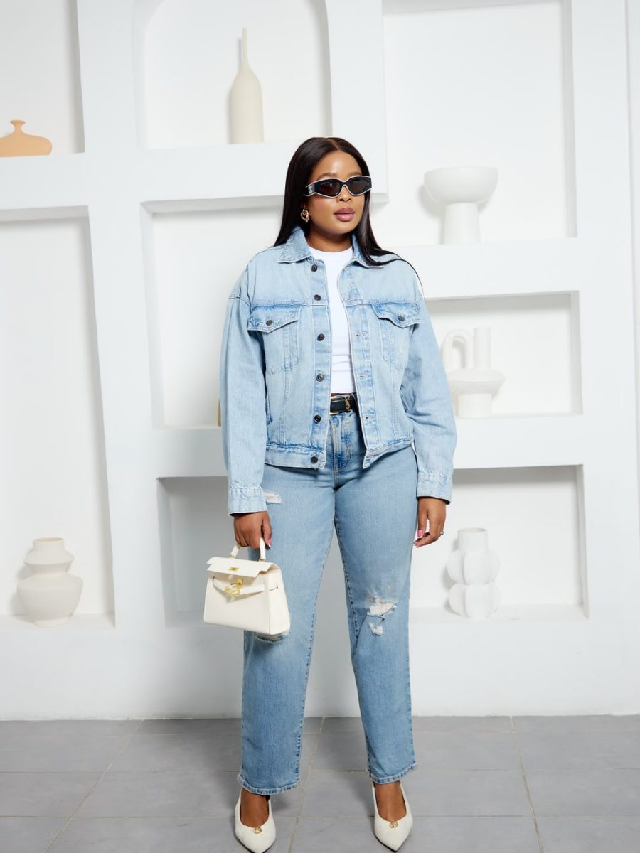 AURORA LIGHT WASH DENIM JACKET