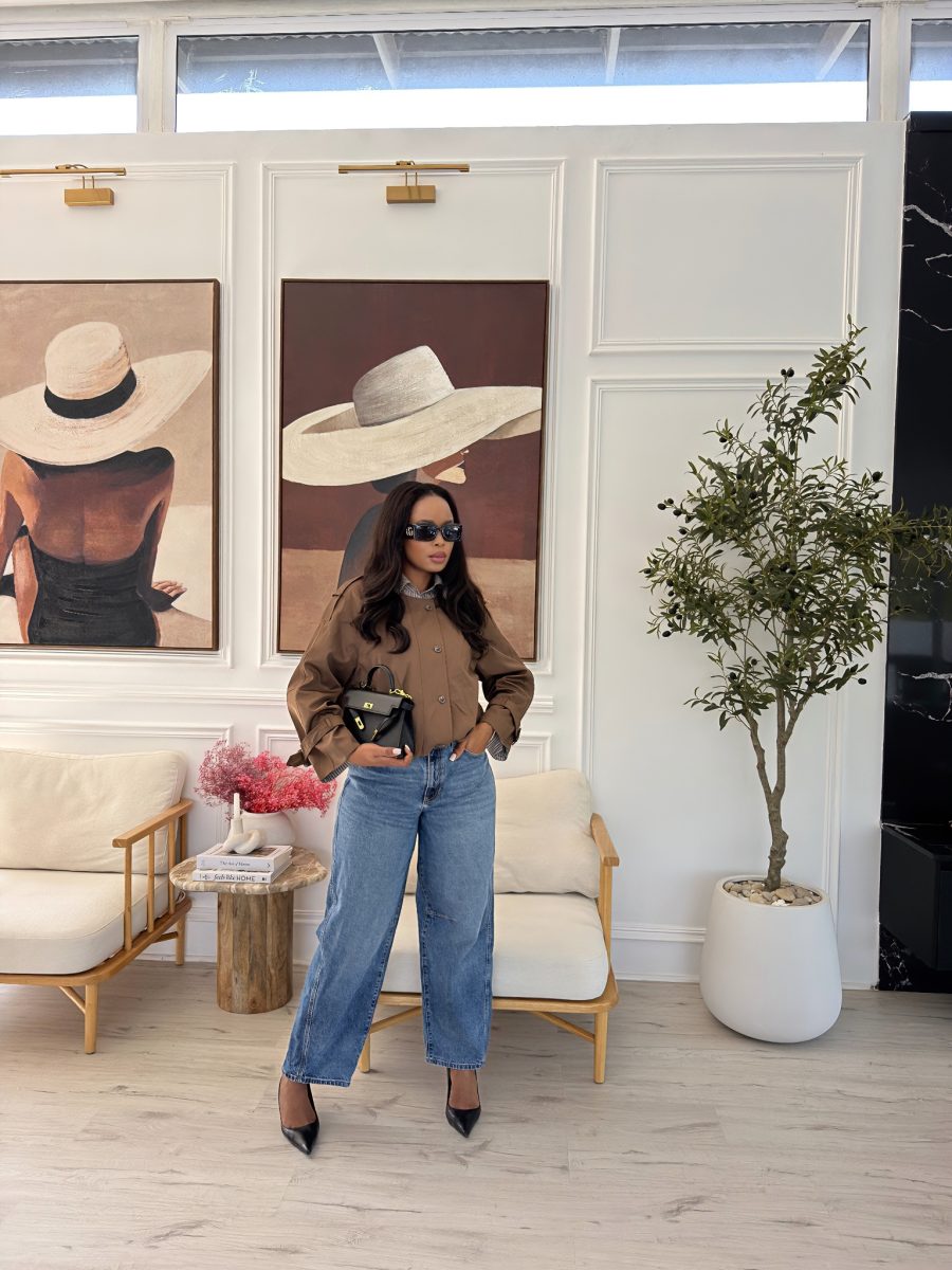 THE MOCHA CROPPED JACKET